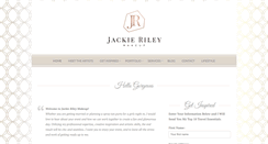 Desktop Screenshot of jackierileymakeup.com